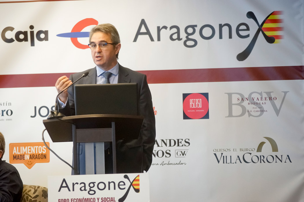 jornadas aragonex discurso josé antonio briz presidente del clúster aragonés de alimentación